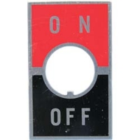 ＮＫＫスイッチズ（株） AT-215 ＮＫＫスイッチズ　トグルスイッチ用ＯＮ－ＯＦＦ文字板　Ｍ１２