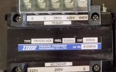 日本走空运 TOGI 东洋技研 TRH400-42S 变压器 TRH300-42S  绝缘种类F
