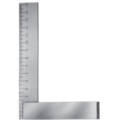 （株）ユニセイキ MDS-300 ユニ　目盛付精密台付スコヤー　３００ｍｍ