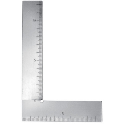 （株）ユニセイキ MHS-200 ユニ　目盛付精密平型スコヤー　２００ｍｍ
