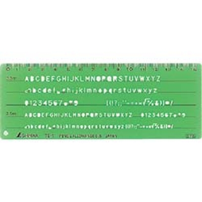 シンワ測定（株） 66011 シンワ　テンプレートＴＥ－１