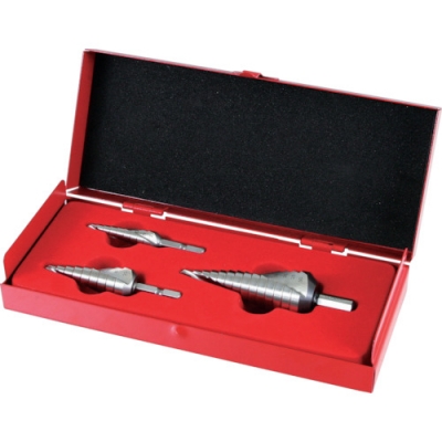 日本Pro-Auto  RSD-1223S スエカゲ　ピラミッドドリル３本組メタルケースセット