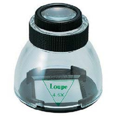 日本池田I.L.K  1805 池田レンズ　ゴールド文ちんルーペ５０