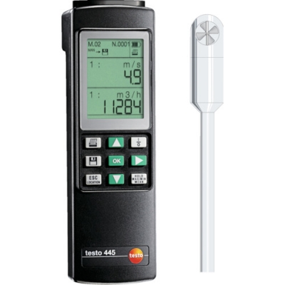 （株）テストー TESTO445AND0635.6045 テストー　風速計ＴＥＳＴＯ４４５高温ベーンセット