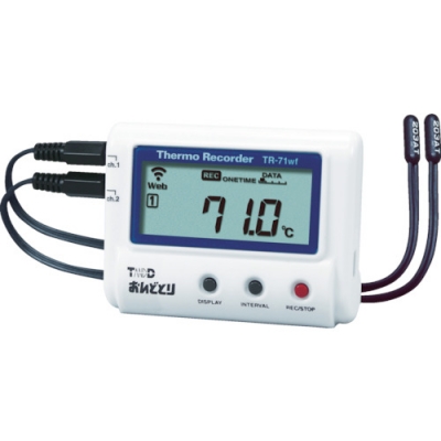 日本  Ondotori   TR-71WF おんどとり　クラウド対応ＵＳＢ接続データロガー　温度２ｃｈタイプ