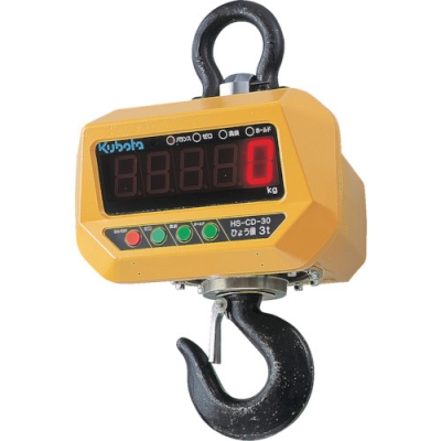 （株）クボタ計装 HS-CD-R-50-K クボタ　防水・防塵無線式ホイストスケール５０００ｋｇ用（検定付）