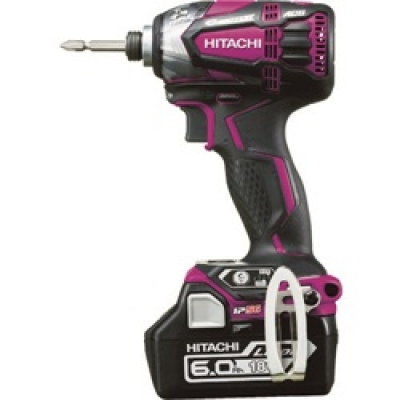 工機ホールディングス（株） WH18DDL2-2LYPK-R ＨｉＫＯＫＩ　１８Ｖコードレスインパクトドライバ　６．０Ａｈ　レッド