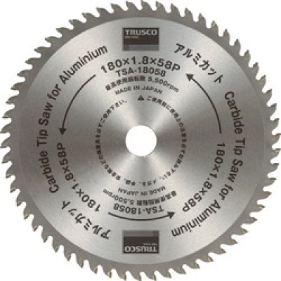 日本中山 TRUSCO  TSA-255100 ＴＲＵＳＣＯ　アルミカット　Φ２５５