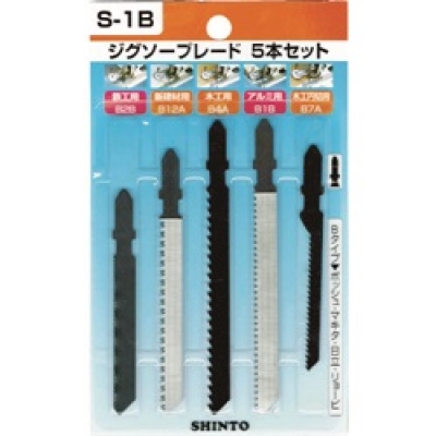 神東工業（株） BFC0501 シントー　ジグソーＮｏ．Ｓー１Ｂ（アソート５本セット）