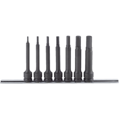 日本水户工机 MITOLOY  PH308ML-100 ミトロイ　３／８　ヘックスソケットパワータイプ　Ｌ１００ホルダーＳ７コマ８点