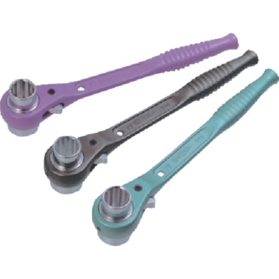 日本中山 TRUSCO  TRW-1013 ＴＲＵＳＣＯ　両口ラチェットレンチ　爪式　六角対辺１０Ｘ１３