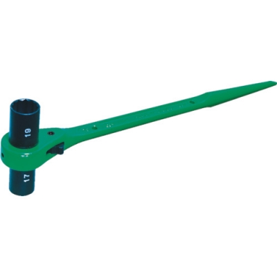 （株）スーパーツール RN-1921WL スーパー　両ロングソケット・両口ラチェットレンチ（爪式）六角対辺：１９×２１