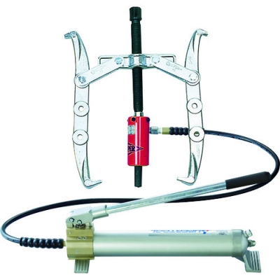 （株）スーパーツール GLP12 スーパー　２本爪油圧プーラセット（最大使用外径３００）