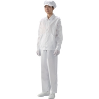 日本嘉德納 GUARDNER  CJ50001L ＡＤＣＬＥＡＮ　クリーンパンツ　白　Ｌ
