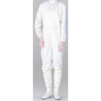 日本绿安全 MIDORI C1515W-L ミドリ安全　立体裁断構造超静電クリーンウェア