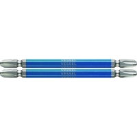 （株）ベッセル GS143110 ベッセル　剛彩ビット　２本組　（両頭）　＋３×１１０ｍｍ