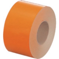 ユニット（株） 863-98 ユニット　ユニテープ（ＰＥＴ）　オレンジ　１００ｍｍ幅×５０ｍ巻