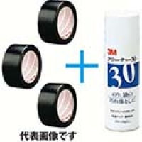 美国 3M  テープ・接着剤製品事業部 471TRA50X18R-CLEANER30SET ３Ｍ　ラインテープ　４７１　透明５０ｍｍＸ１８．２ｍ　クリーナー３０セット