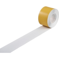 （株）日本緑十字社 403081 緑十字　高耐久ラインテープ　白　１００ｍｍ幅×１０ｍ　両端テーパー構造　屋内用