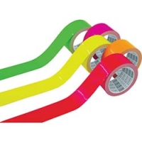 日本中山 TRUSCO  TLK-5010R ＴＲＵＳＣＯ　蛍光ラインテープ５０ｍｍｘ１０ｍ　レッド