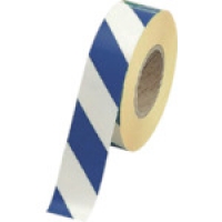 ユニット（株） 863-672 ユニット　ユニテープ白青　ペットフィルム　５０ｍｍ幅×５０ｍ巻