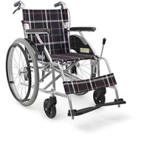 （株）カワムラサイクル KV16-40SB カワムラ　アルミ標準型介助用車いすＫＶ１６