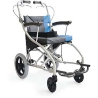 （株）カワムラサイクル AY12-35NO84 カワムラ　歩行車兼用車いすＡＹ１２花柄オレンジ