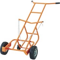 日本中山 TRUSCO  SD-100-SNU ＴＲＵＳＣＯ　ＳＵＳ３０４　ドラム缶台車　１００Ｌ　ステン金具　ＮＵ車輪