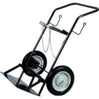 日本中山 TRUSCO  HT-66N-BK ＴＲＵＳＣＯ　ボンベ運搬車　二本積み用標準型　ブラック