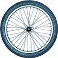 日本中山 TRUSCO  THR-20TIRE-F ＴＲＵＳＣＯ　ＴＨＲ－５５２０用　ノーパンクタイヤ　前輪