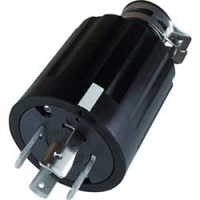 美国电机 AMERICAN DENKI  4622R アメリカン電機　引掛形　ゴムプラグ　接地３Ｐ６０Ａ２５０Ｖ