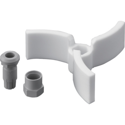 （株）フロンケミカル NR2680-003 フロンケミカル　フッ素樹脂（ＰＴＦＥ）３枚羽根スクリュー型攪拌棒８Φ　×　６００ｍｍ