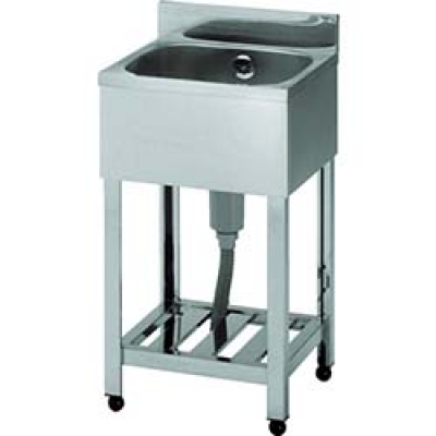 （株）東製作所 HP1-750 アズマ　一槽シンク（ホース付）　７５０×６００×８００