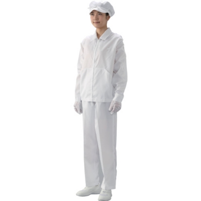 日本嘉德納 GUARDNER  CJ50001LL ＡＤＣＬＥＡＮ　クリーンパンツ　白　ＬＬ