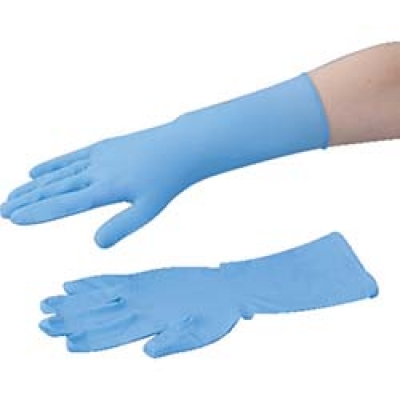 日本亚速旺 ASONE   1-2244-52 ＡＳ　クリーンノールニトリル手袋ロングＭケース（１００枚×１０箱＝１０００枚入）