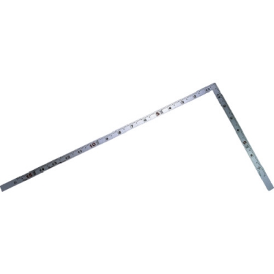 シンワ測定（株） 10045 シンワ　曲尺平ぴた　シルバー１尺５寸裏面５０ｃｍ併用目盛