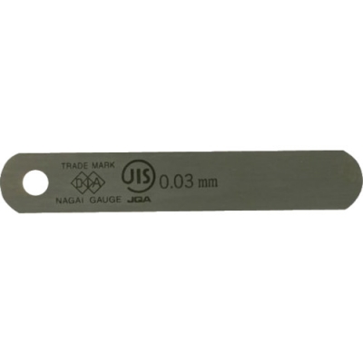 日本永井 DIA  75A0.03 ＤＩＡ　ＪＩＳ規格すきまゲージリーフ０．０３Ｘ７５Ａ型