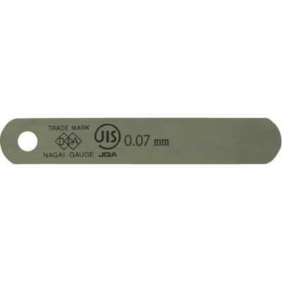 日本永井 DIA  75A0.07 ＤＩＡ　ＪＩＳ規格すきまゲージリーフ０．０７Ｘ７５Ａ型