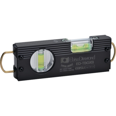 （株）エビス ED-TBOXB エビスダイヤモンド　トビ・ボックスレベル　１７５ｍｍ　ブラック／グリーン