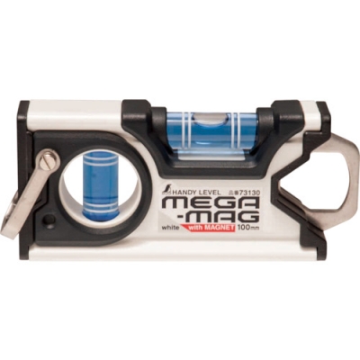 シンワ測定（株） 73130 シンワ　ハンディレベル　ＭＥＧＡ－ＭＡＧ　１００ｍｍ白マグネット付
