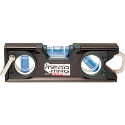 シンワ測定（株） 73133 シンワ　ハンディレベル　ＭＥＧＡ－ＭＡＧ　１５０ｍｍ黒マグネット付