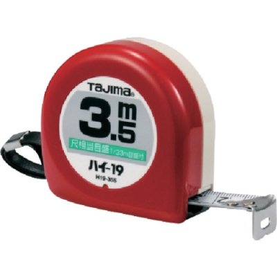 （株）ＴＪＭデザイン H19-35S タジマ　ハイ－１９　３．５ｍ／尺相当目盛付／ブリスター