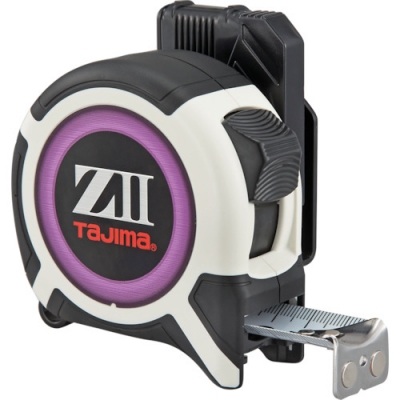 （株）ＴＪＭデザイン SFZ2M25-55WBL タジマ　セフコンベＺ２マグ爪－２５　５．５ｍ　白　メートル目盛