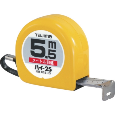 （株）ＴＪＭデザイン H25-55 タジマ　ハイ　２５　５．５ｍ　メートル目盛　紙函
