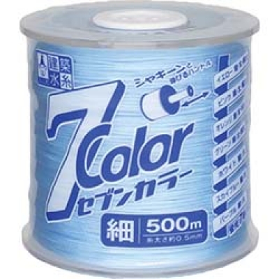 （株）たくみ 4815 たくみ　７ＣＯＬＯＲ　細　スカイブルー　５００Ｍ