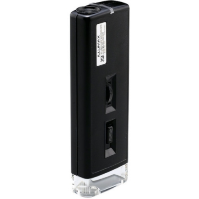 日本池田I.L.K  831 池田レンズ　ライト付小型顕微鏡　３０倍