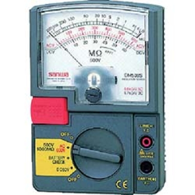 三和電気計器（株） DM508S ＳＡＮＷＡ　アナログ絶縁抵抗計　５００Ｖ