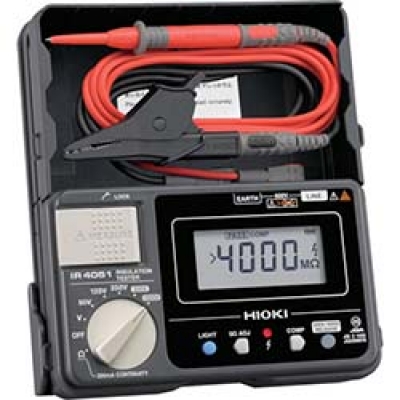 日置電機（株） IR4051-10TRACETUKI ＨＩＯＫＩ　５レンジ絶縁抵抗計　　ＩＲ４０５１－１０　トレサ付