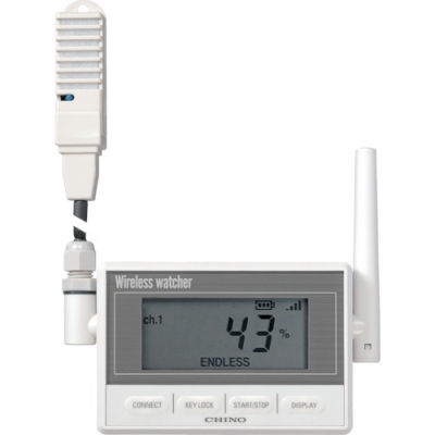 （株）チノー MD8012-300 ＣＨＩＮＯ　監視機能付き無線ロガー受信器イーサネット接続　送信器　温湿度センサ