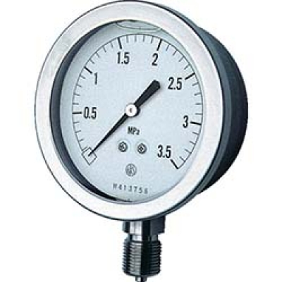 長野計器（株） GV51-133-1.0MP 長野　グリセン入圧力計　Ａ枠立型　Φ７５　最小目盛０．０５０